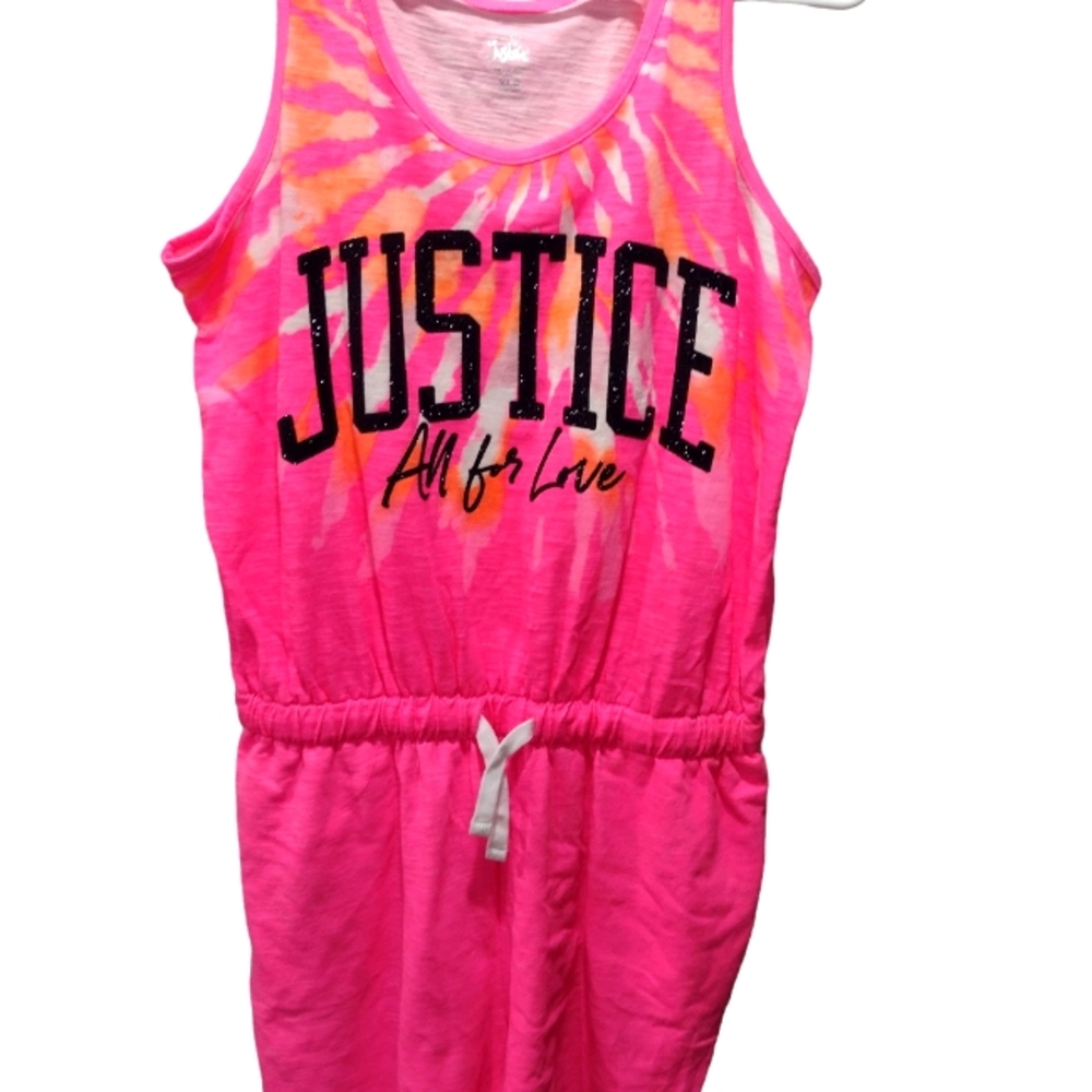 JUSTICE Pink Romper. Size: XLP